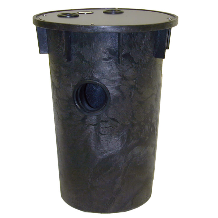 18″ x 30″ Polyethylene Basin with Steel Cover image
