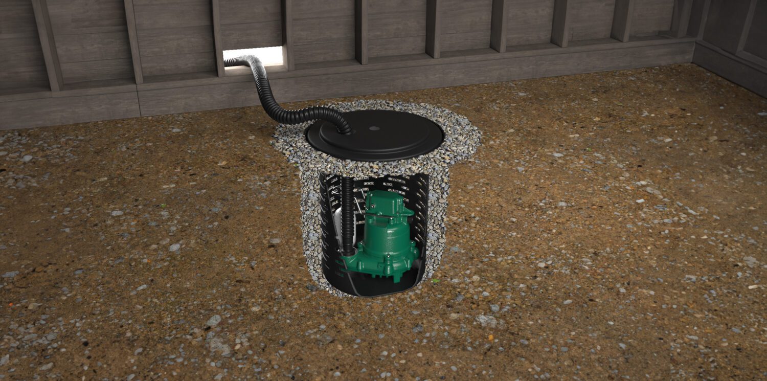 thumbnail image 2 of 17 X 16 Inch Sump Basin For Crawl Spaces – 15 Gallon Heavy Duty Molded 2 of 6