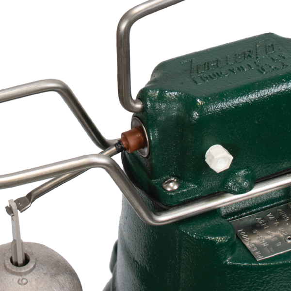 M63 Sump Pump with LED Plug, Cast Iron Base and Impeller