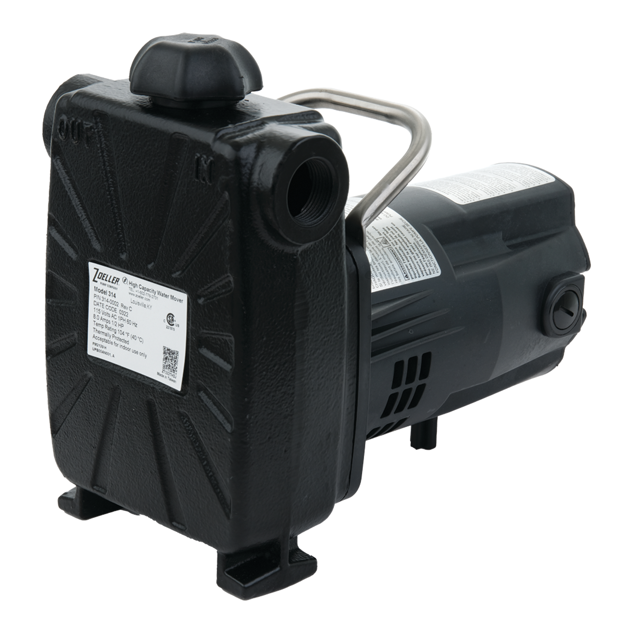 314 Portable Transfer Pump with 20' Cord